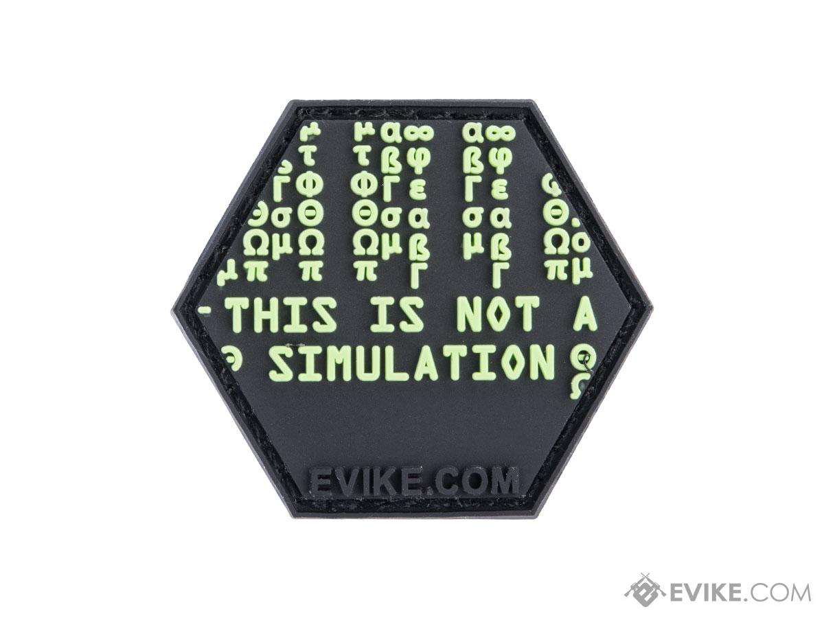 Operator Profile PVC Hex Patch The Matrix Series (Model: Its Not A Simulation)