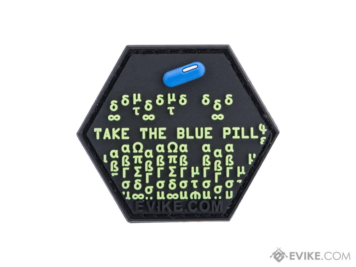 Operator Profile PVC Hex Patch The Matrix Series (Model: Take The Blue Pill)