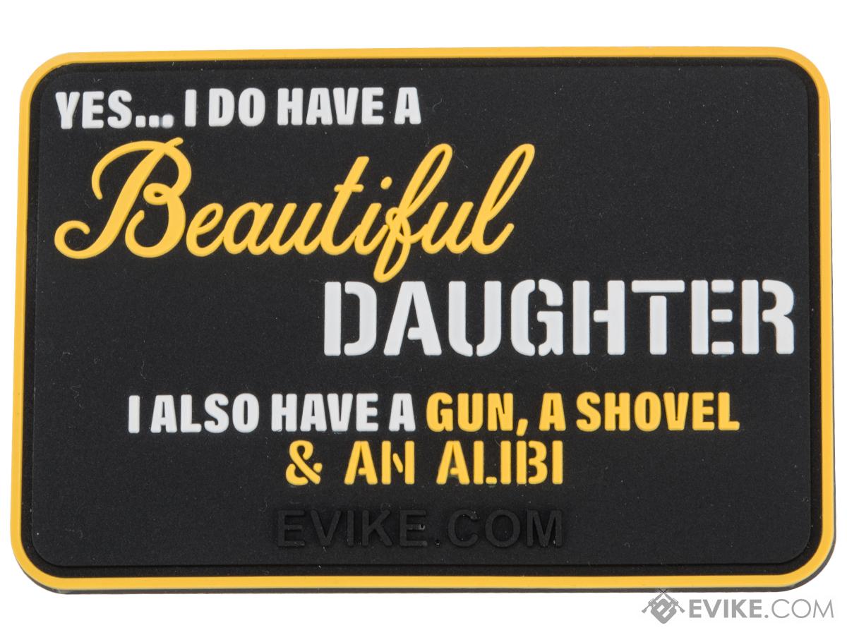 Evike.com Beautiful Daughter PVC Morale Patch