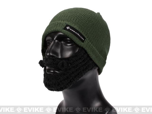 Evike.com Tactical Beard Beanie (Color: OD Green / Black)