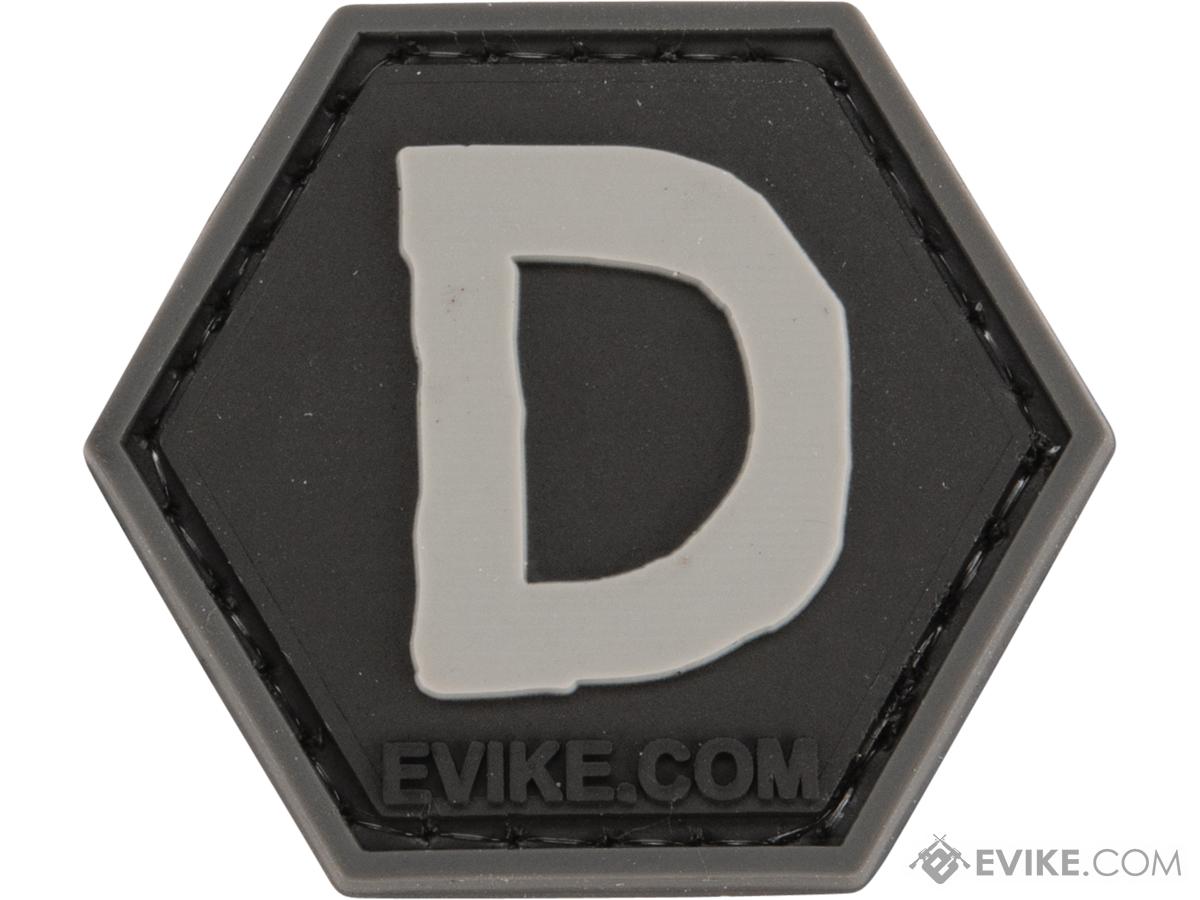 Operator Profile PVC Hex Patch - Alphabet Series (Model: D)