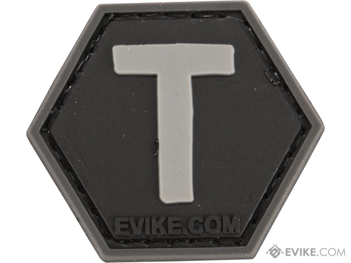 Operator Profile PVC Hex Patch - Alphabet Series (Model: T)