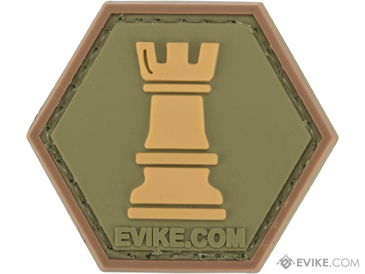 Operator Profile PVC Hex Patch Chess Series (Piece: Rook / OD Green)