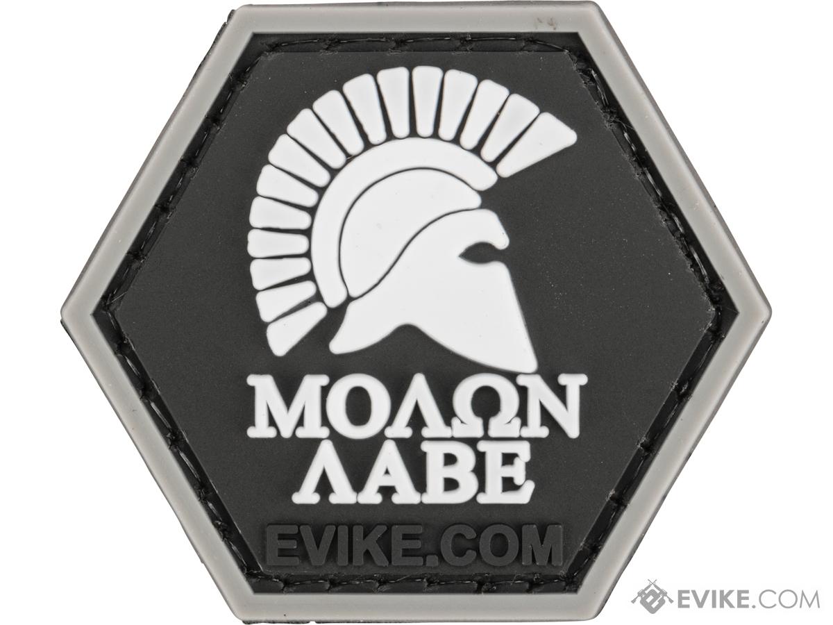 Molon Labe Come and Take Them Spartan Helmet Hook and Loop Patch