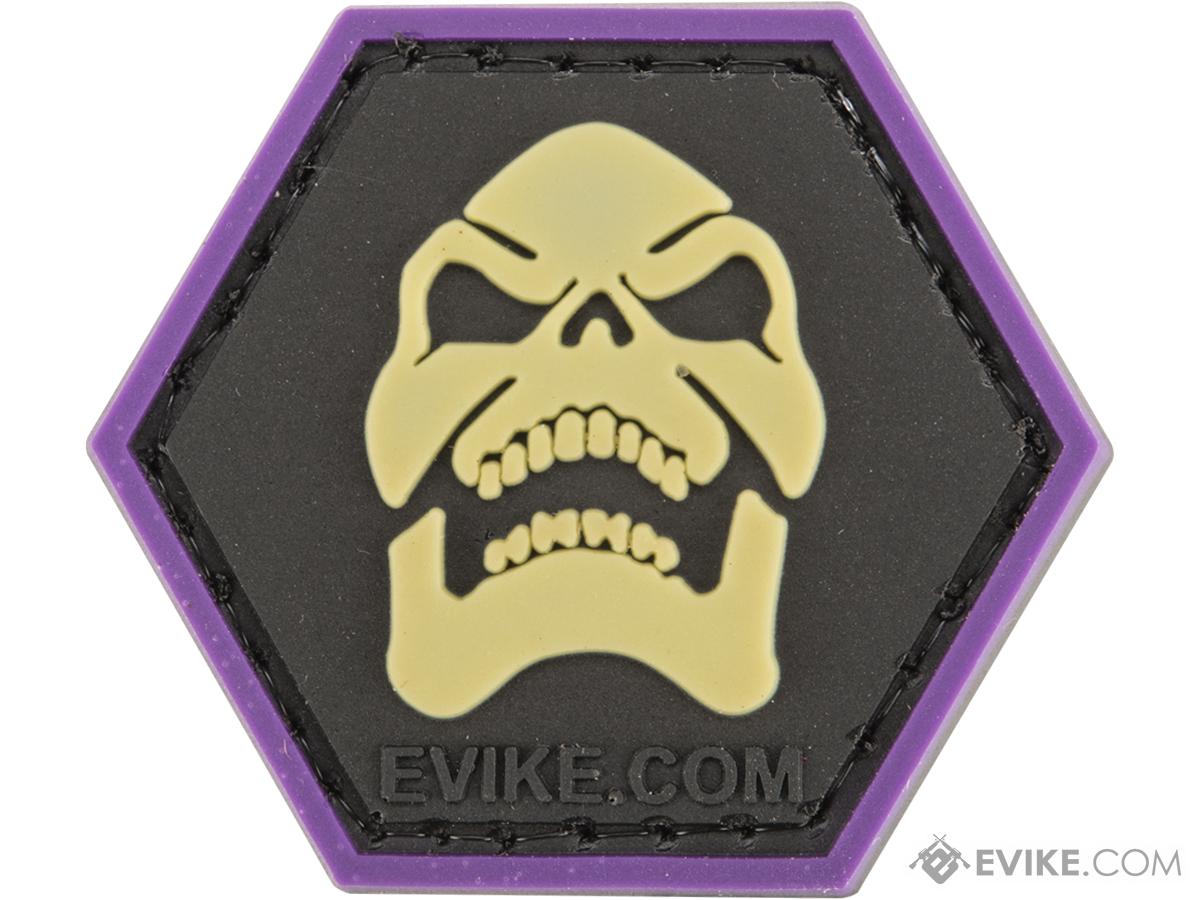 PVC Patch, Tactical Morale Patch, Small Velcro Patch, Skull 