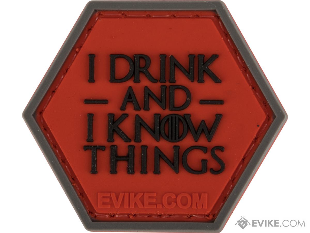 Operator Profile PVC Hex Patch Geek Series 3 (Style: I Drink and I Know Things)