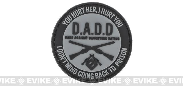 Evike.com PVC Hook & Loop  IFF Patch - D.A.D.D. Dads Against Daughters Dating (2.5)