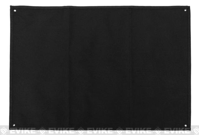 Evike.com Hook & Loop Patch Wall / Patch Holder (Color: Black / Small)