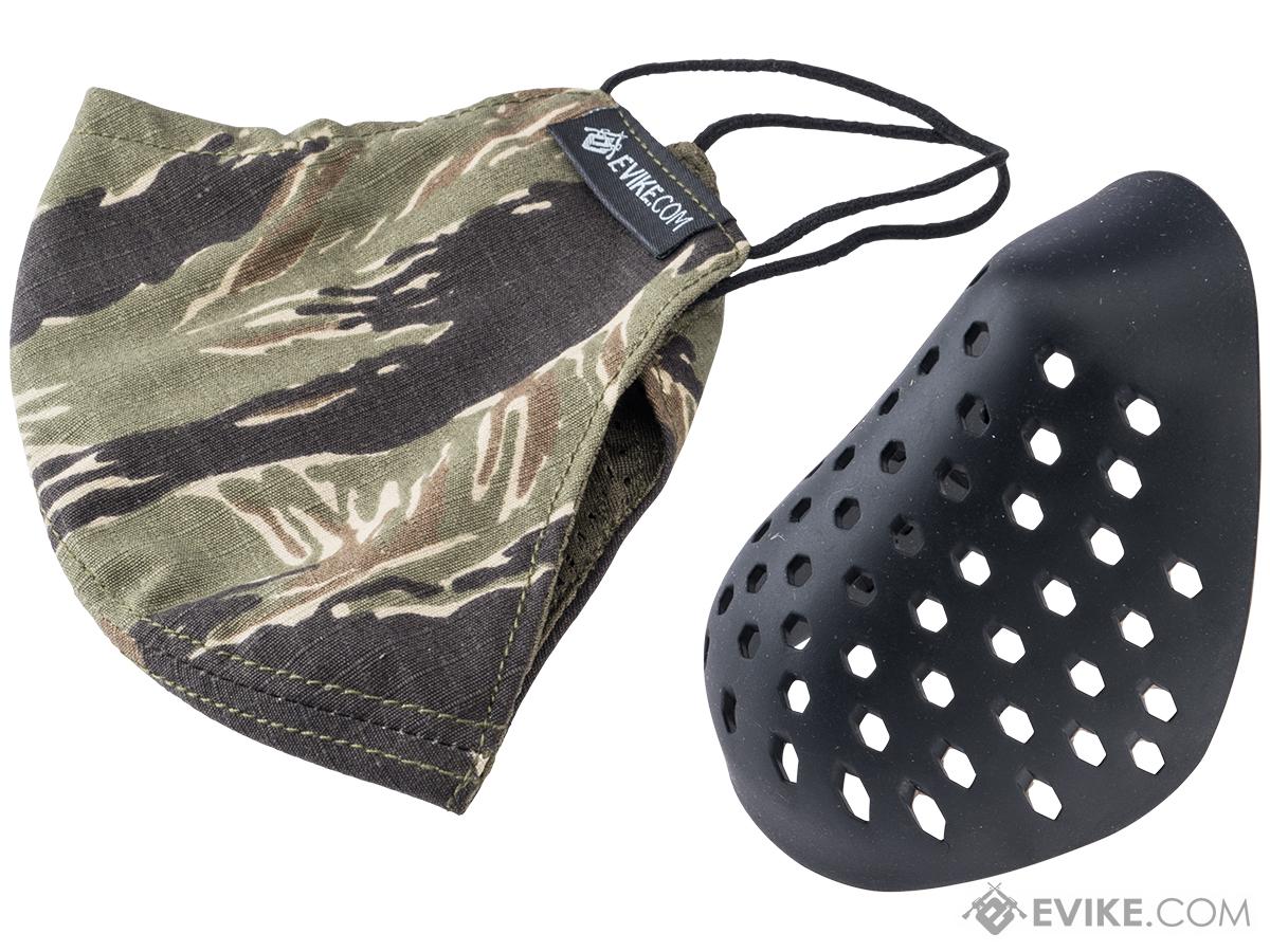 Evike.com Low Profile Lightweight Lower face Mask (Color: Tigerstripe / w/ Faceguard)