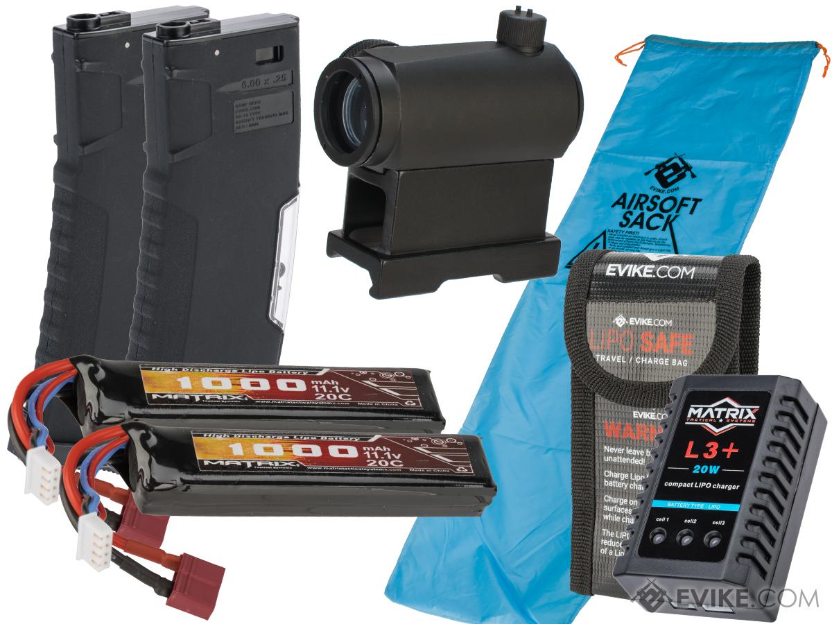 Evike Go Airsoft Base Essentials AEG Starter Package (Series: M4 / 11.1v LiPo Deans)