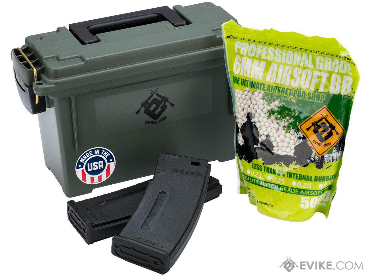 Made in USA Molded Polypropylene Stackable Ammo Can by Plano  (Size: 11.625 x 5.125 x 7.125), Accessories & Parts, BBs & Gas, BB  Accessories