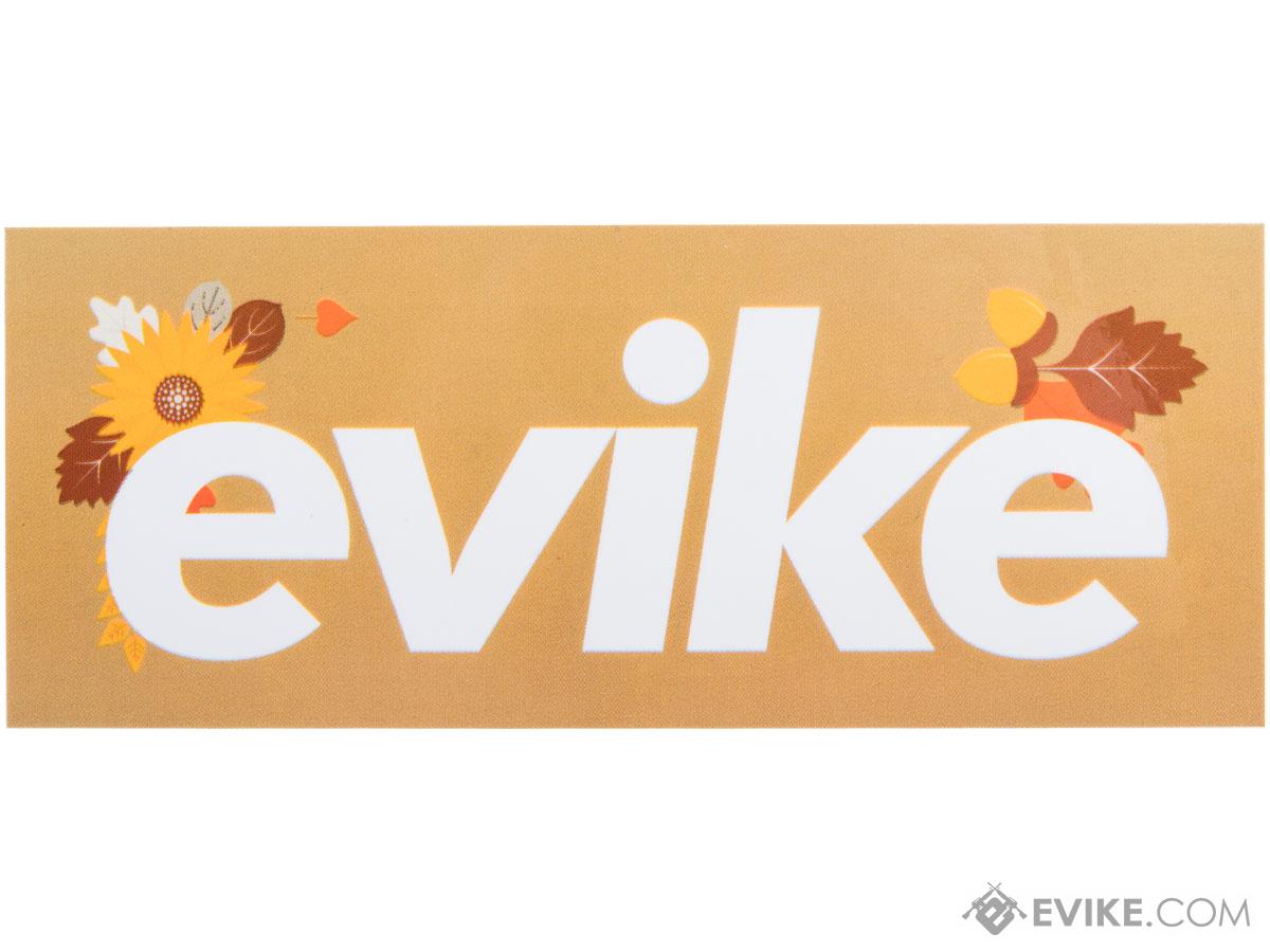 Evike Box Vinyl Decal Box Logo Sticker (Type: Autumn Leaves)