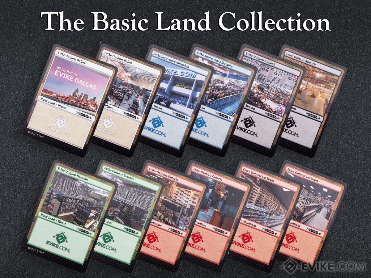 Evike.com Weapons Cache Ultimate Collectible Playing Cards (Set: The Basic Land Collection)