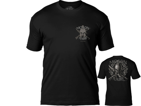 7.62 Design Molon Labe Premium Men's Patriotic T-Shirt (Size: Black / Large)