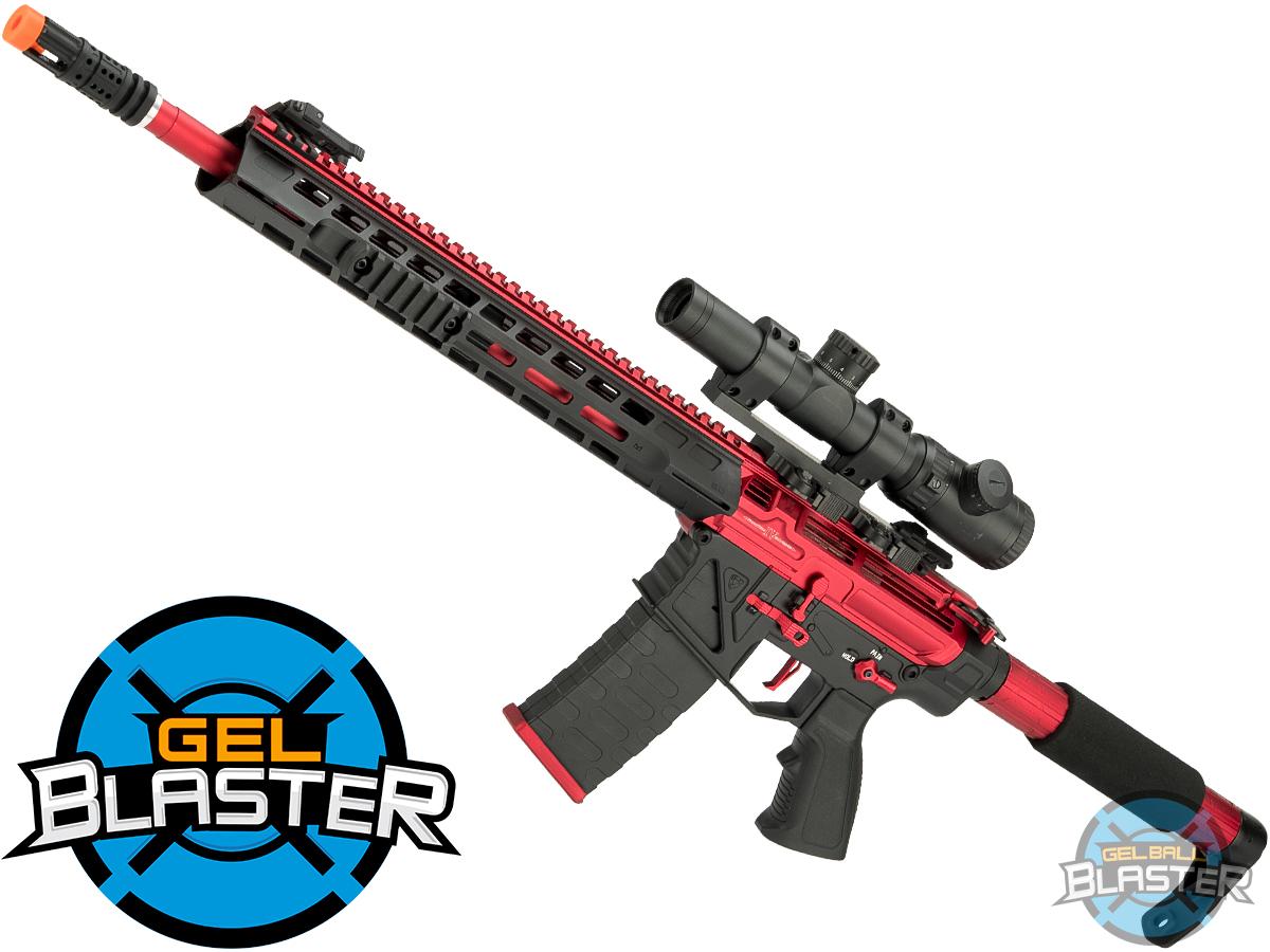 Gel Ball Blaster Semi Automatic 7.5mm Water Gel Ball Rifle (Model: M4  Contractor - Competition Red), MORE, Gel Ball Blasters -  Airsoft  Superstore