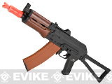 JG Electric Blowback AKS74U Folding Stock with Steel Receiver and Real Wood Furniture