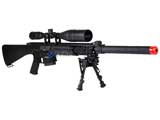 G&G Top Tech GR25 Full Metal Airsoft AEG Sniper Rifle w/ mock suppressor - 