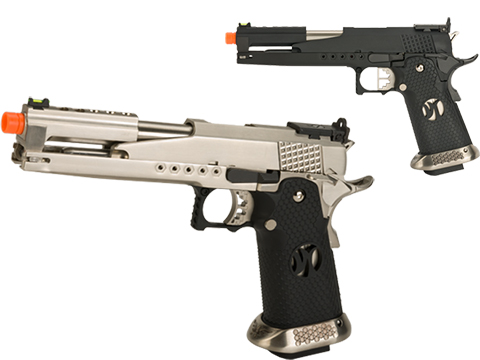 AW Custom HX22 Gold Standard IPSC Gas Blowback Airsoft Pistol (Color: Silver)