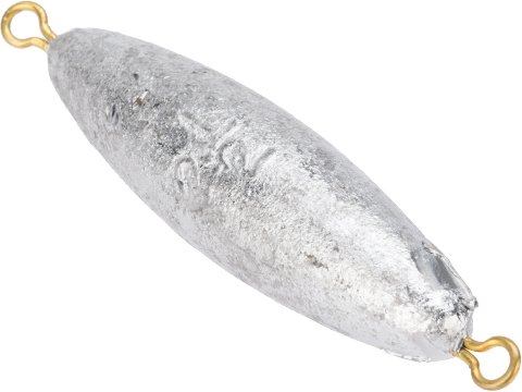 Battle Angler Double Ring Torpedo Lead Weight Sinker (Size: 2.5oz / Pack of 10)