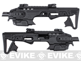 CAA Airsoft Roni Pistol Carbine Conversion Kit for Airsoft Gas Blowback Pistols (Color: Black / Beretta M9)