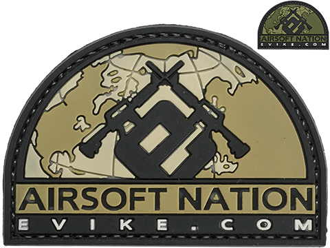 Evike.com Airsoft Nation II PVC Morale Patch 