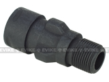 Matrix MP5 Type Metal Flashhider with Threads for Airsoft AEG (14mm Negative)