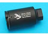 G&P Full Metal CQB Shorty Flashhider (Skull Frog) (14mm Positive)