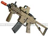 WE PDW Airsoft Gas Blowback Rifle (Color: Tan / Compact / 2 Mag Package Deal)