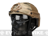 Matrix Basic PJ Type Tactical Airsoft Bump Helmet w/ Flip-down Visor (Color: Arid Foliage)