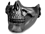 Avengers Skull Iron Face Lower Half Mask (Color: Silver Grey)