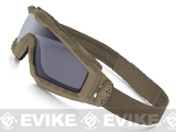 Oakley SI Ballistic ALPHA Halo Full Seal Goggles (Color: Terrain Tan with Smoked Lens)