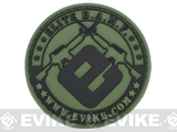 Official Licensed Evike.com Elite B.A.M.F. PVC Hook and Loop Patch - Type A