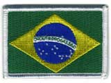 Matrix Country Flag Series Embroidered Morale Patch (Country: Brazil)