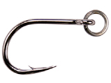 Mustad Ringed 3X Strong Live Bait Hook - Black Nickel (Size: 3/0 Set of 6)