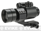 Matrix Military Type 1x30 Red & Green Dot Sight w/ QD Cantilever Mount (Model: High Mount / Black)