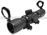 z NC STAR 4x30 Rubber Coated Full Metal Illuminated Cross Hair Mildot Scope w/Rings