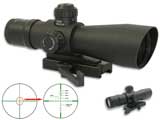 z NC Star Real Steel 6x42 Compact QD / P4 Illuminated Rifle Scope