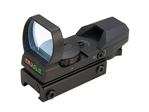 TruGlo Multi-Reticle Dual Color Open Red / Green Dot Sight (Color: Black)