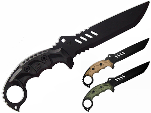 TS Blades TS-Dark Wolf Dummy PVC Knife for Training (Color: Black)