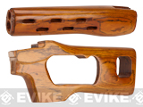 High Grade Real Wood Handguard & Stock Kit for A&K & Comp. SVD Spring Series Sniper Rifles