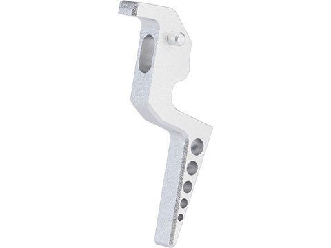 Action Army T10 CNC Aluminum Trigger for VSR-10 Airsoft Spring Sniper Rifles (Model: Type A / Silver)