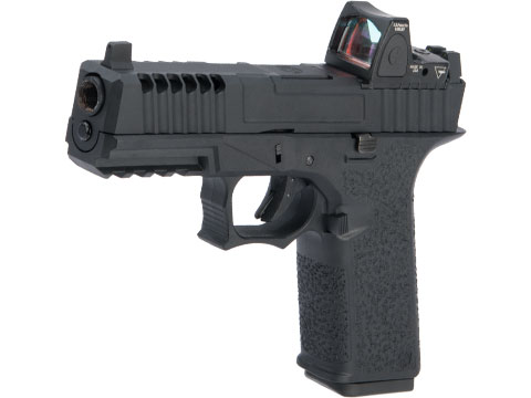 AW Custom VX7 Series Gas Blowback Airsoft Pistol (Model: Z80 - Optic Ready / Green Gas / Black)