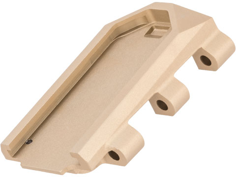 Angel Custom CNC Aluminum Reinforced WE SCAR Hinge Plate (Color: Dark Earth)