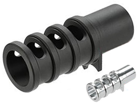 Angel Custom CNC Aluminum Compensator for TM / WE 1911 Series Airsoft GBB Pistols (Color: Black)