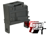 Angel Custom Magazine Adapter for Firestorm / Thunderstorm Airsoft AEG Drum Magazines (Model: G36 / Black)