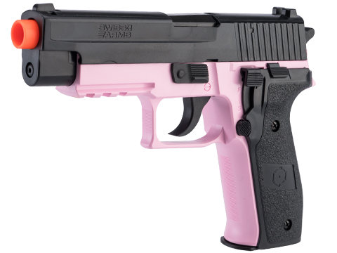 Swiss Arms Licensed 226 Spring Powered Airsoft Pistol (Color: Pink / Gun Only)