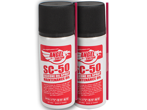 Angel Custom Silicone Oil Spray Airsoft Parts Lubricant 50mL Bottle (Weight: Light / 2 Bottles)