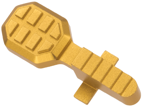 Angel Custom HEX Standard Bolt Catch for M4/M16 Series Airsoft AEGs (Color: Gold)