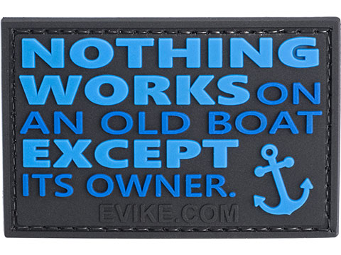 Evike.com Nothing Works on an Old Boat PVC Morale Patch