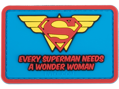 Evike.com Every Superman Needs a Wonder Woman PVC Morale Patch